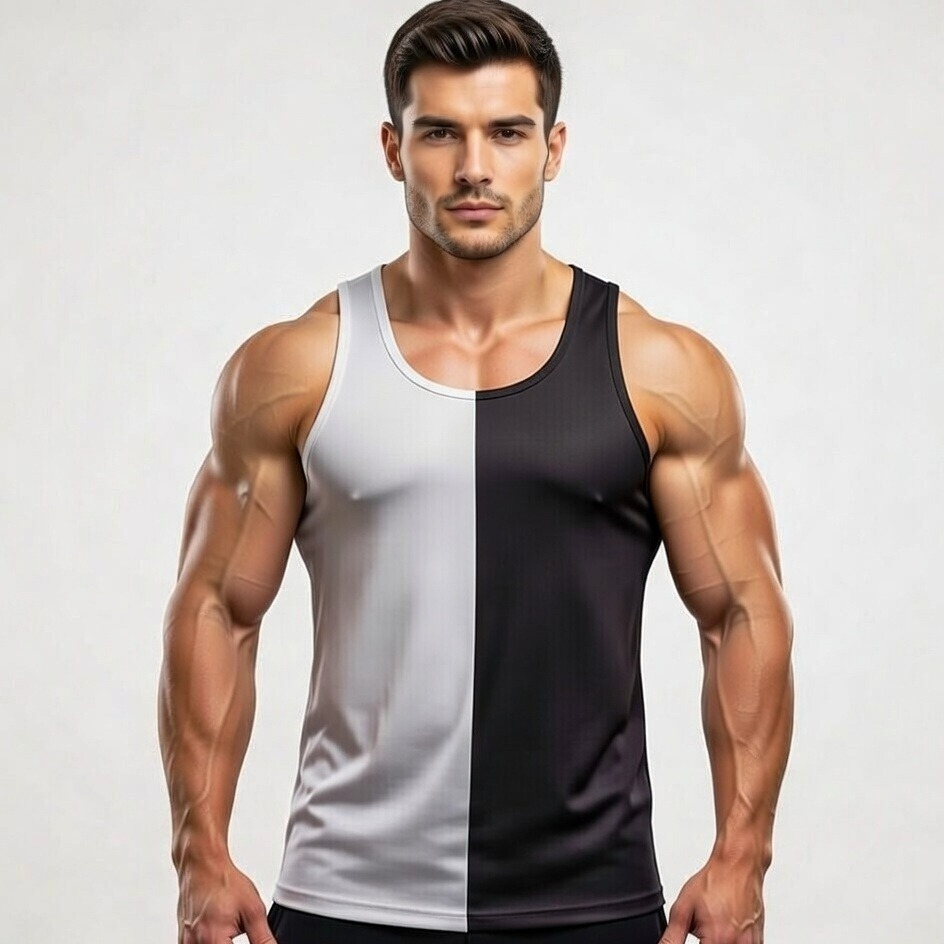 Pack of 2 Dry-Fit Gym Tank Tops
