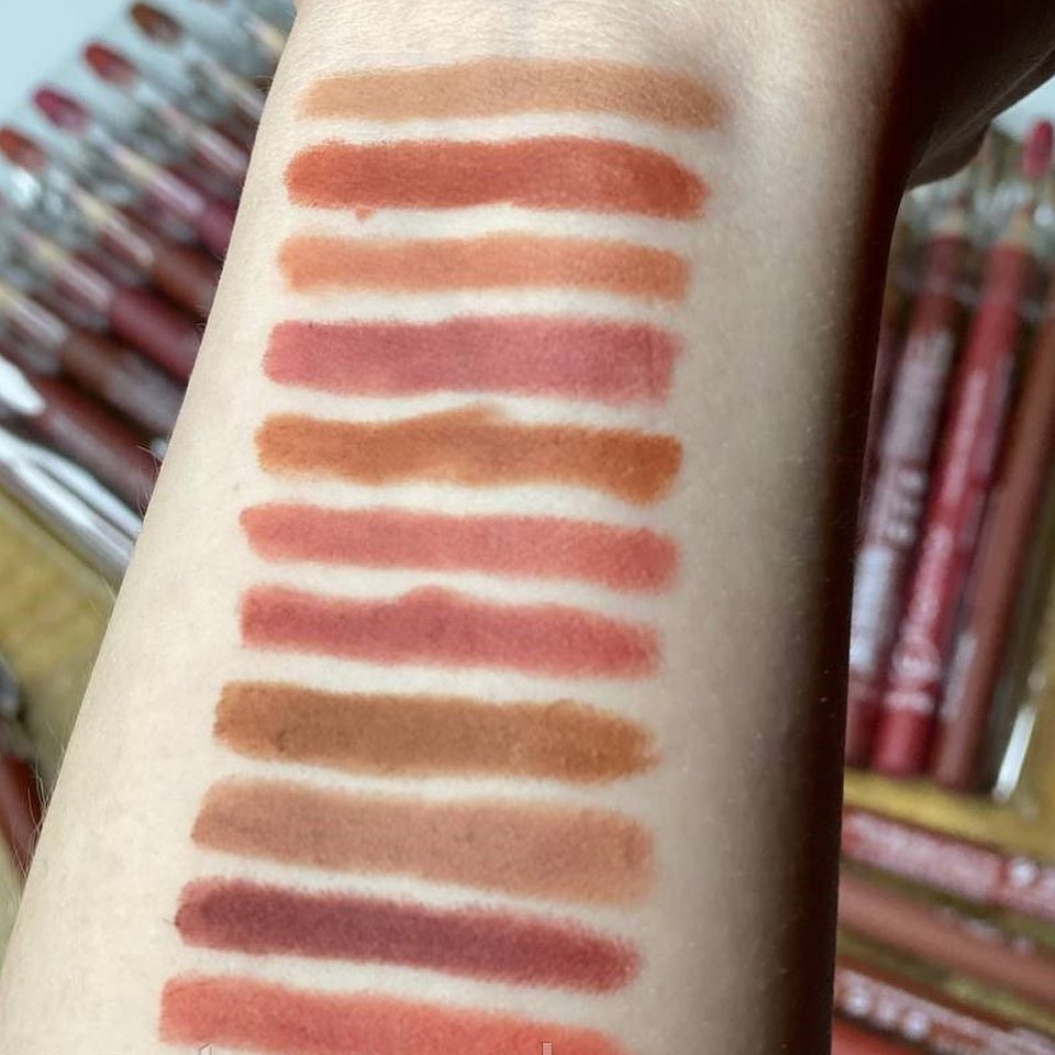 Flormar Waterproof Lip Pencil Set of 12 - Image 3