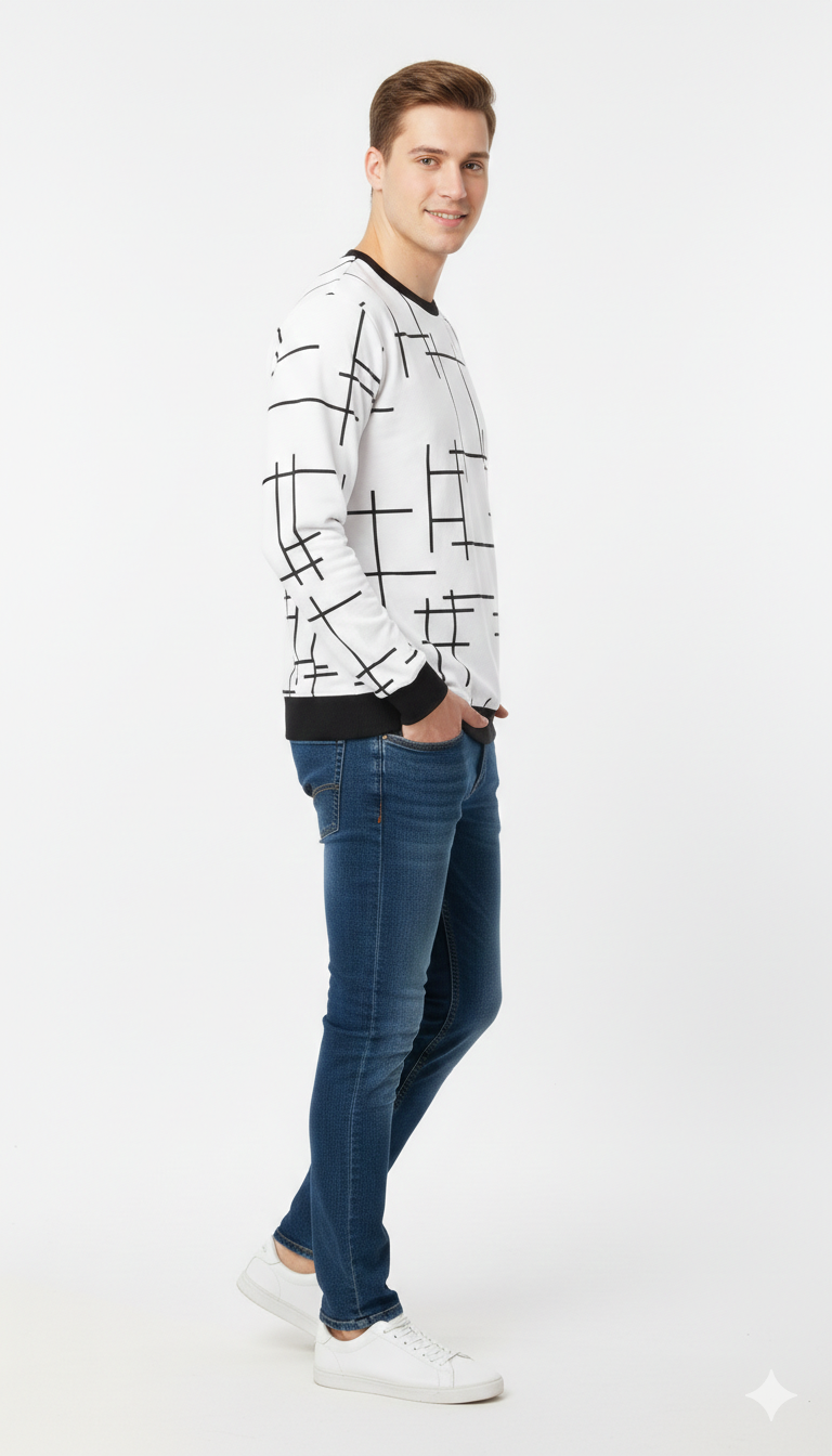 Boys Full Sleeve Printed T Shirt