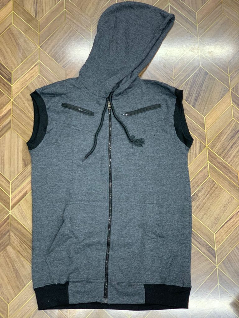 Men Sleeveless Tech Hoodie Vest