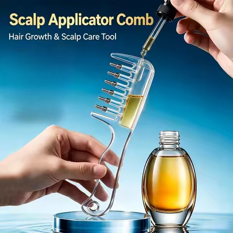 Scalp Massager Comb with Rolling Balls
