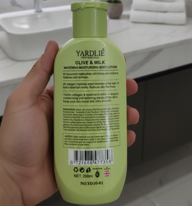 Yardlie Olive Moisturizing Body Lotion 200ml - Image 2