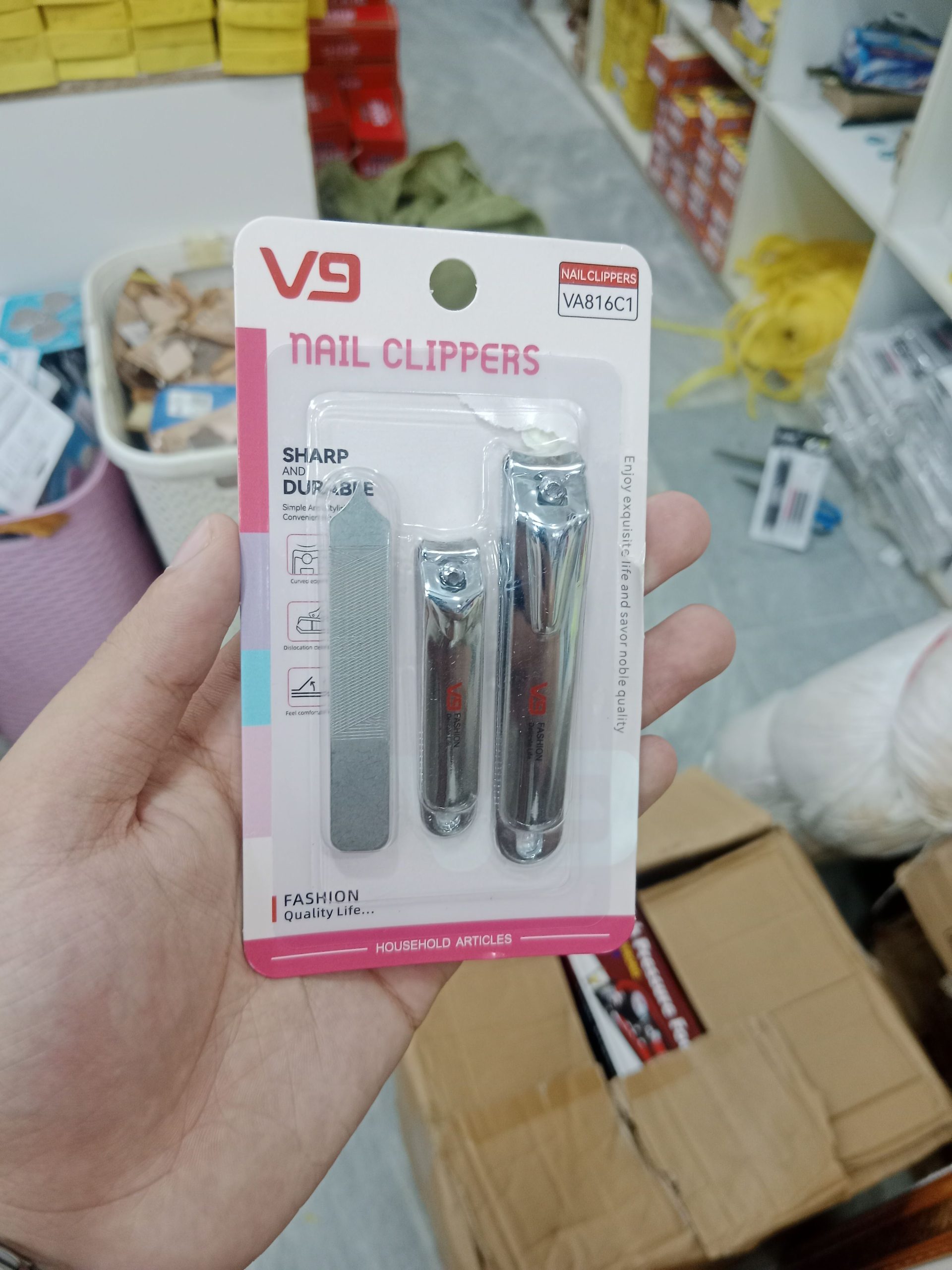 V9 Nail Clipper Set – Stainless Steel