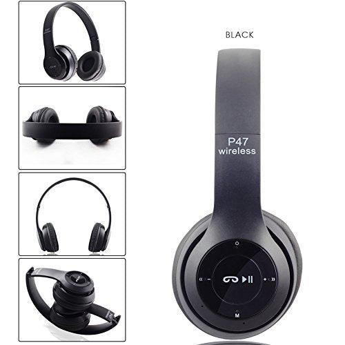 P47 Wireless Foldable Bluetooth Headphones with Mic - Image 4