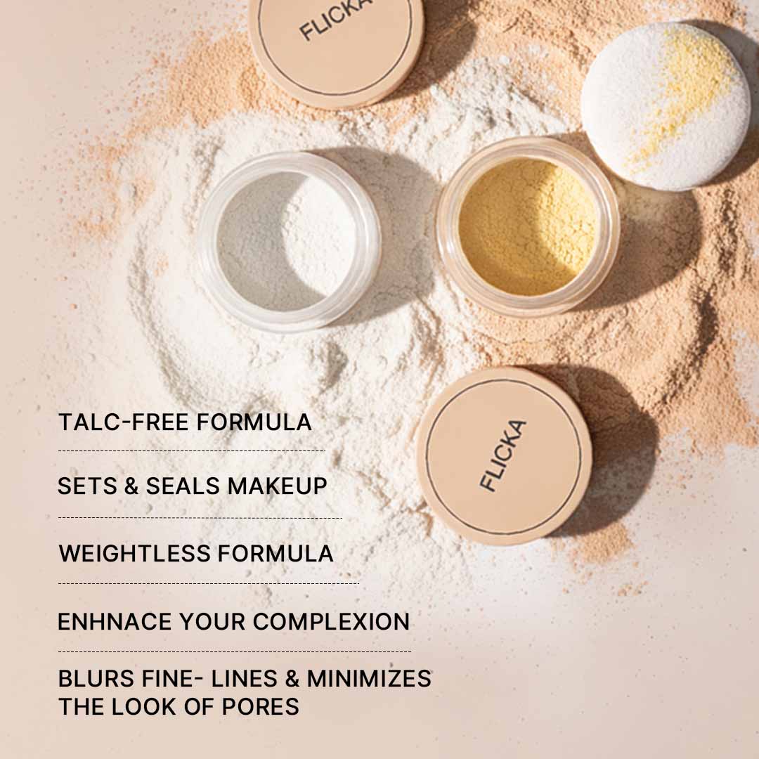 Flicka 2 in 1 Primer & Loose Powder Beauty Deal