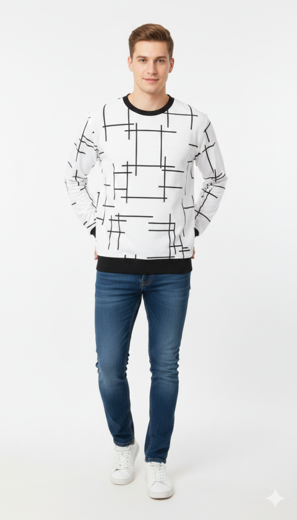 Boys Full Sleeve Printed T Shirt