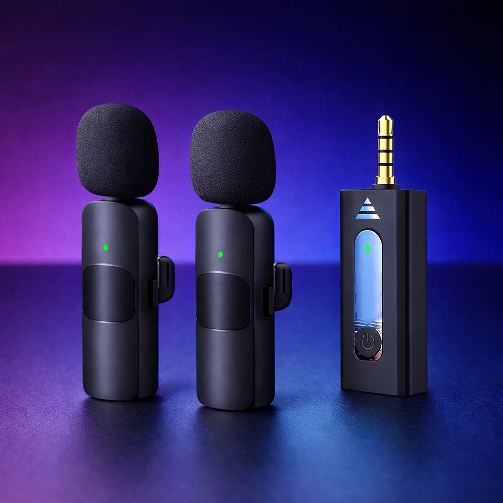 K35 2.4GHz Wireless Lapel Microphone with 3.5mm Receiver - Image 3