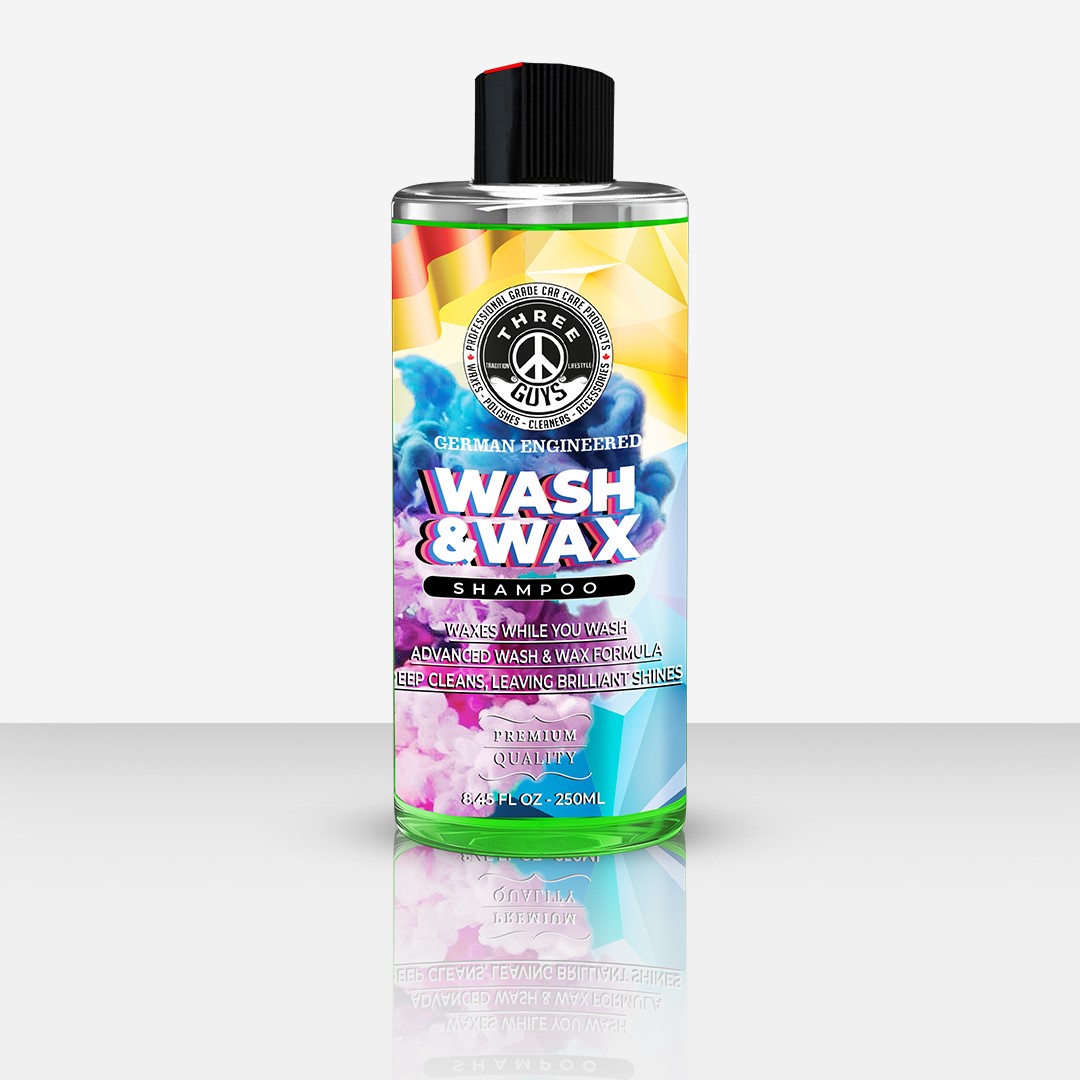 THREE GUYS Wash & Wax Car Shampoo