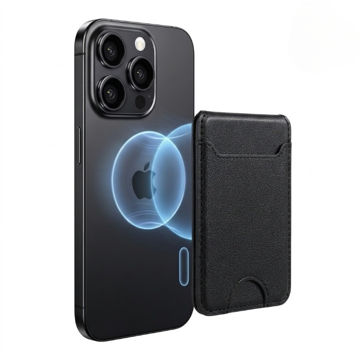 Magnetic Phone Card Holder Wallet – 3 Card Slots