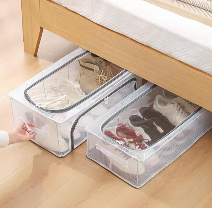 Non-Woven Shoe Storage Box with Steel Frame
