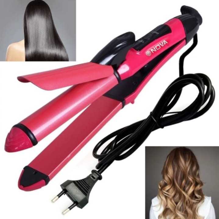 Nova 2 in 1 Hair Straightener & Curler