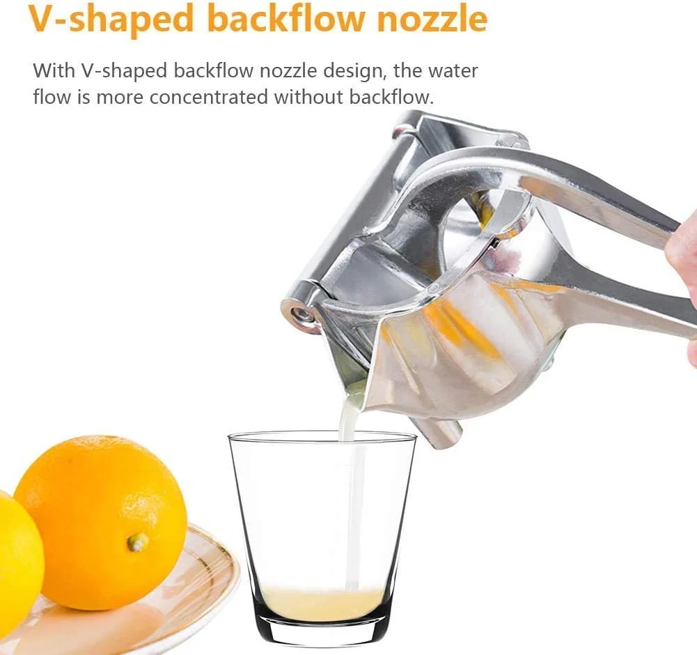 Stainless Steel Handheld Lemon & Orange Juicer Clip - Image 4