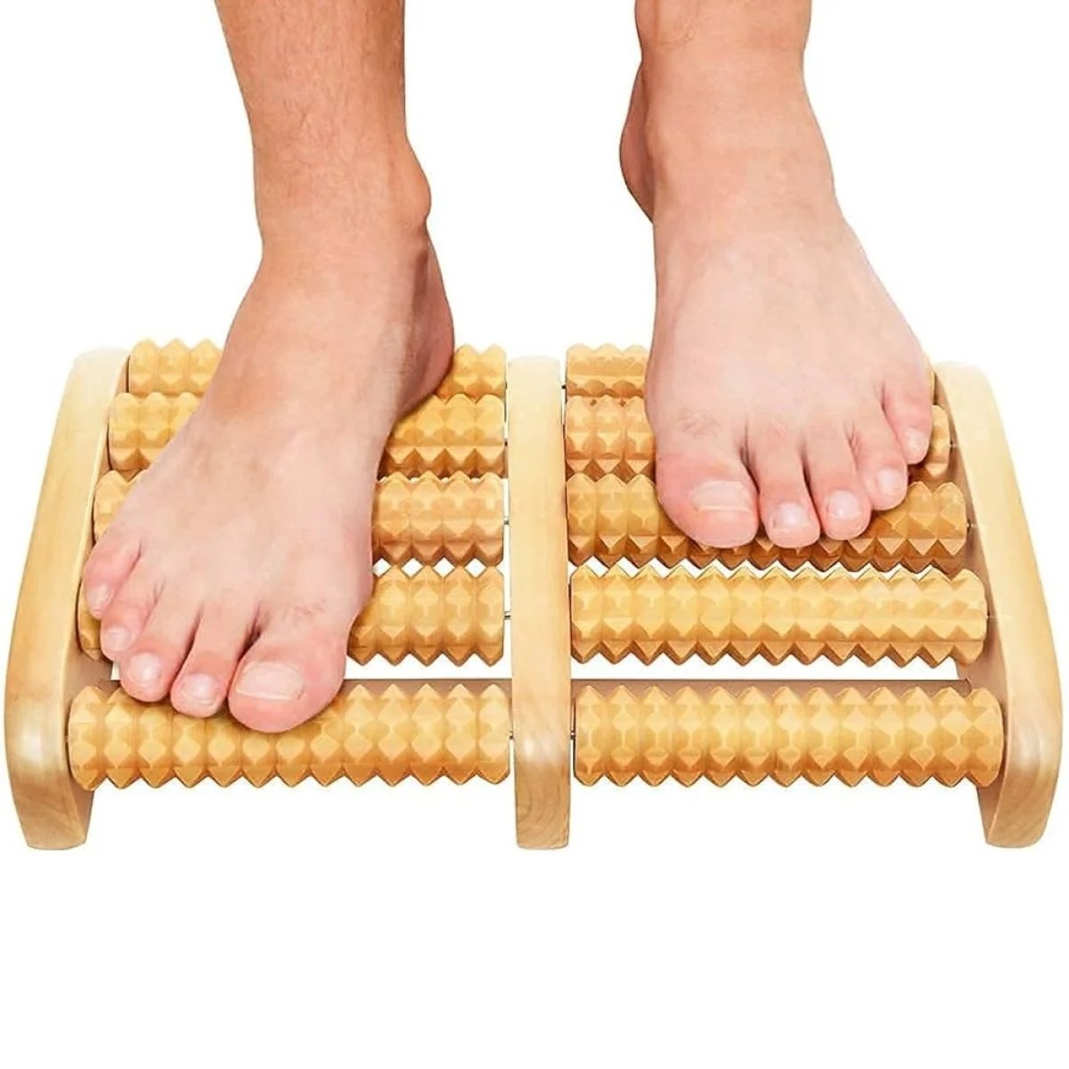 Traditional Wooden Roller Foot Massager - Image 3