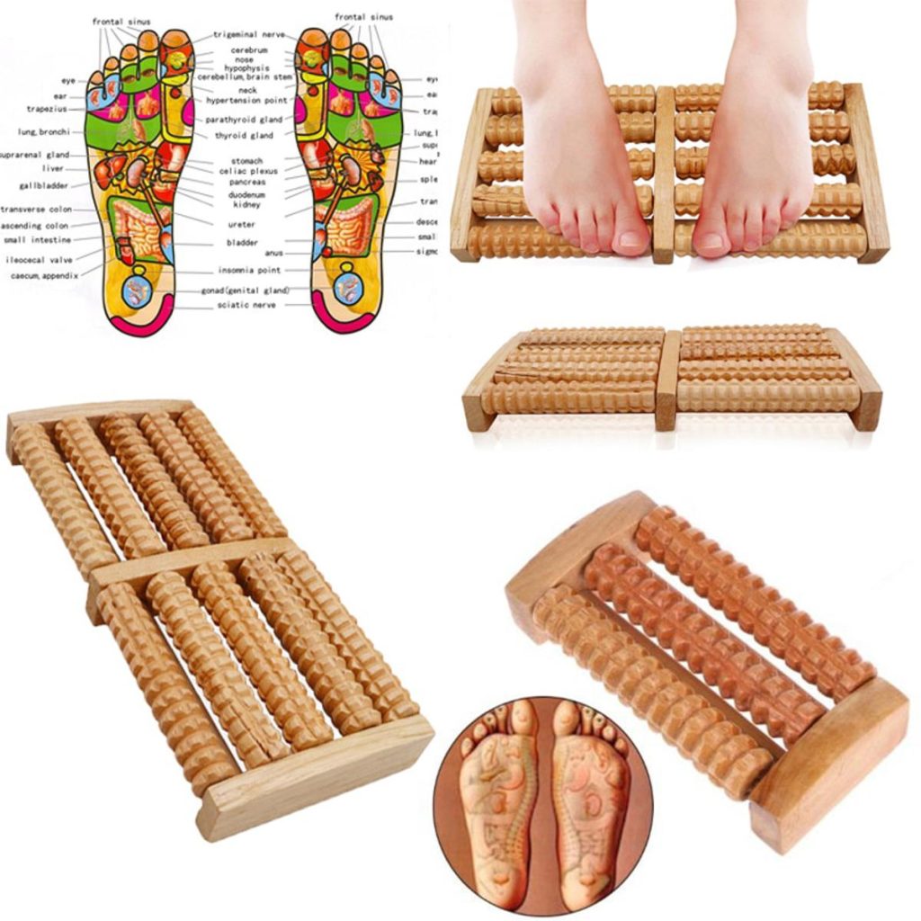 Wooden Roller Massager for Relaxation