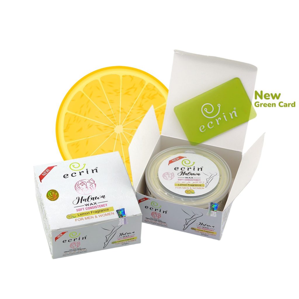Ecrin Organic Halawa Wax – Lemon & Sugar 225g