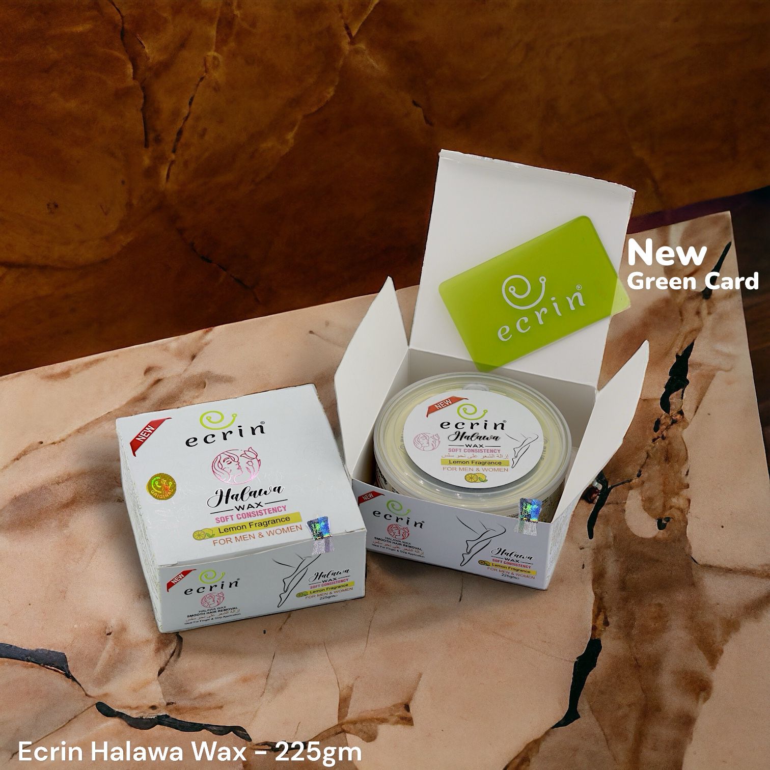 Ecrin Organic Halawa Wax – Lemon & Sugar 225g