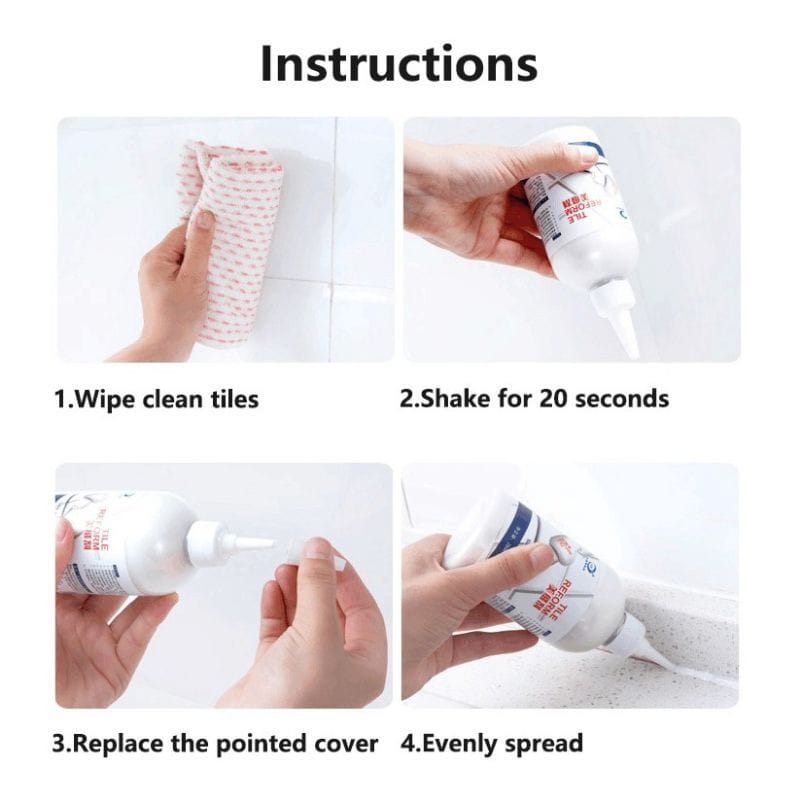 Tile Reform Glue – Waterproof Tile Gap Filler & Grout Sealant