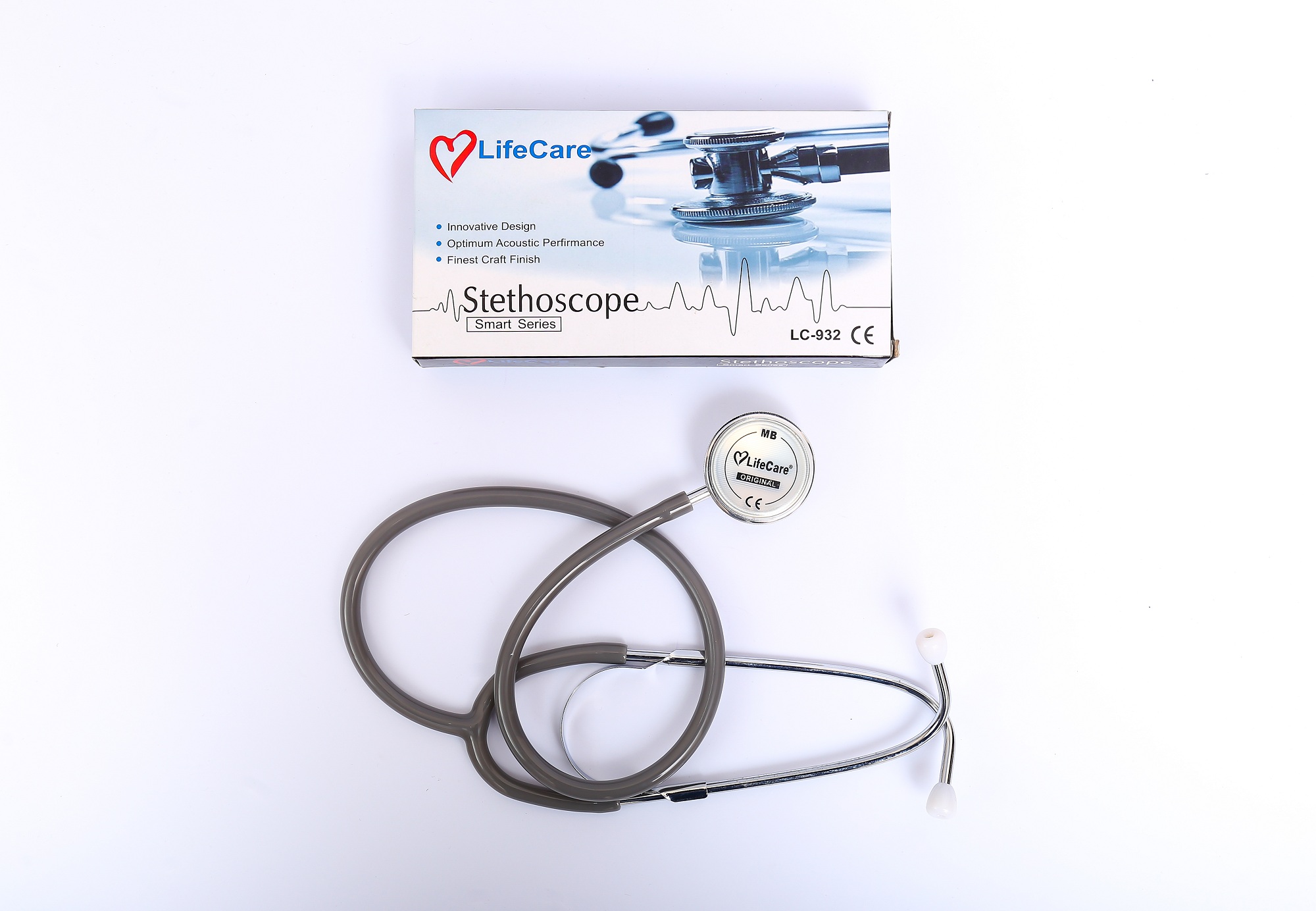 eSteth Classic Dual Head Stethoscope 32 Inch - Image 4