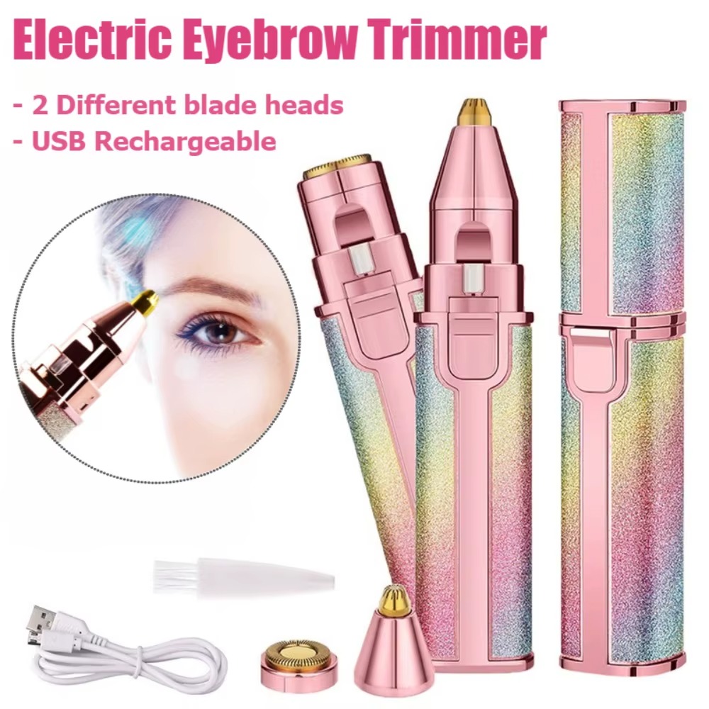 Electric Eyebrow Trimmer for Women 2 in 1