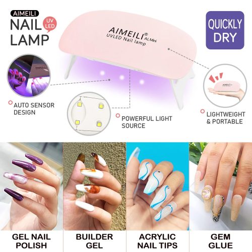 Mini UV LED Nail Lamp – Pocket Gel Curing Lamp