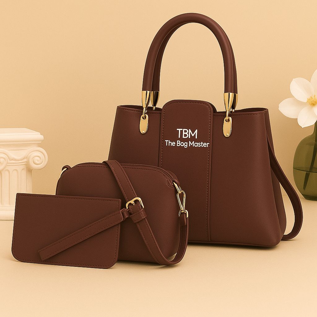 3-Piece Ladies Handbag Set - Image 3