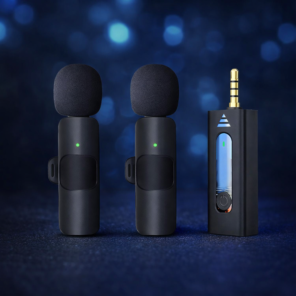 K35 2.4GHz Wireless Lapel Microphone with 3.5mm Receiver - Image 2