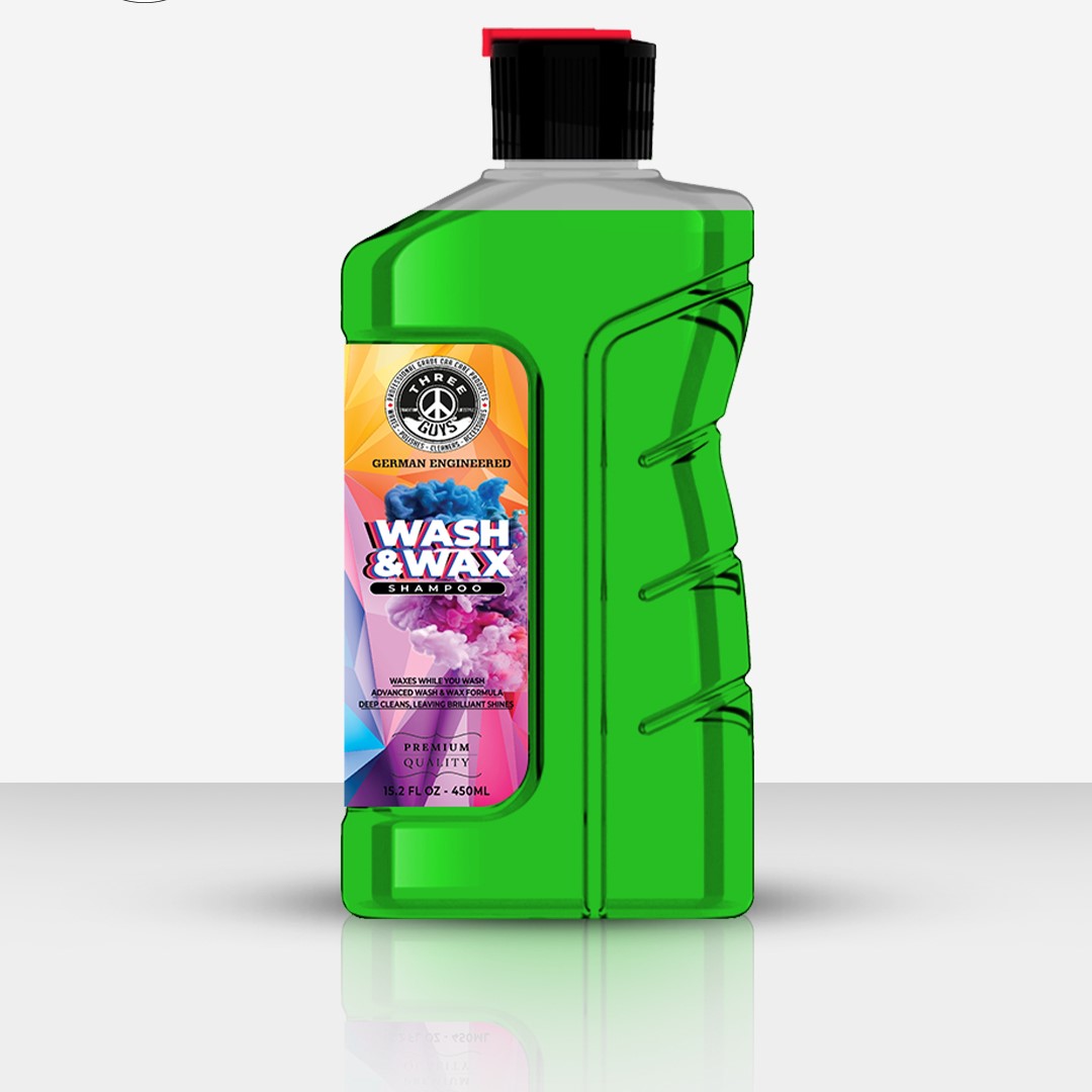 THREE GUYS Wash & Wax Car Shampoo