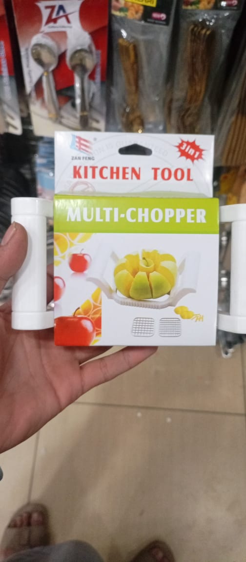 3-in-1 Stainless Steel Apple, Fruit & Potato Slicer - Image 4