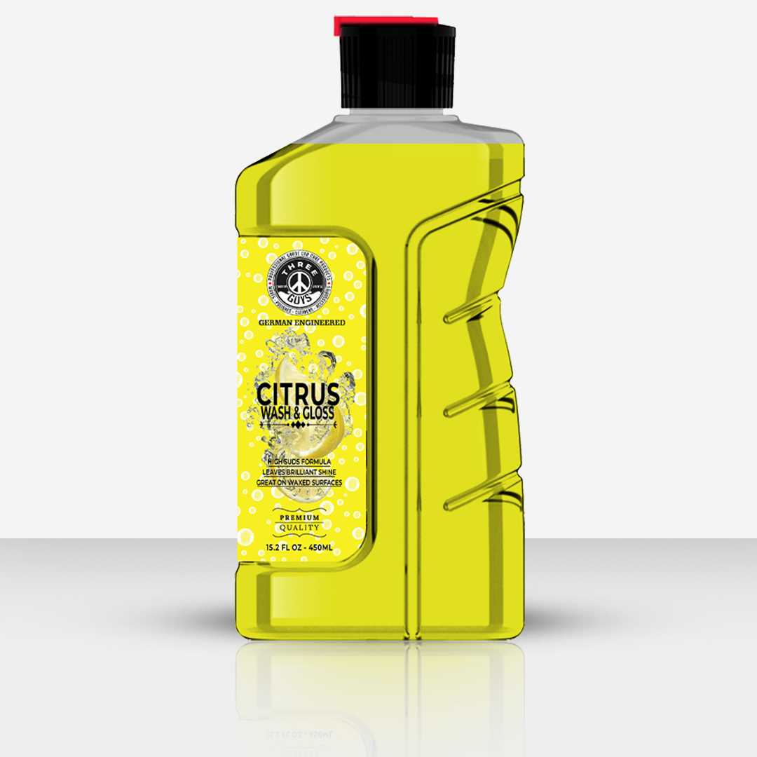THREE GUYS Citrus Wash & Gloss Car Shampoo